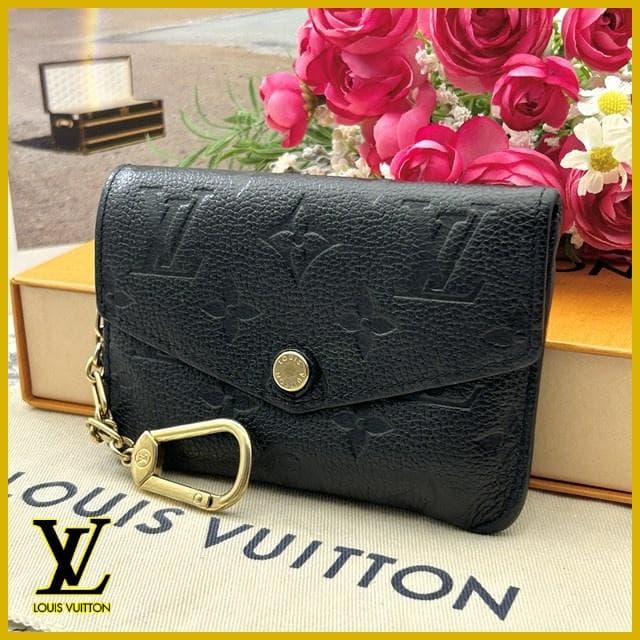 ★美品★　ルイヴィトン　アンプラント　ポシェットクレ　ブラック　ケース