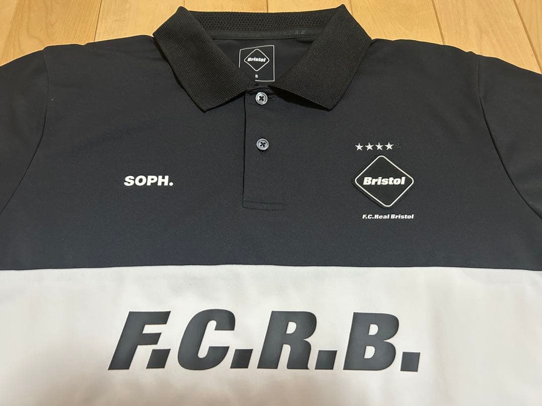 美品 PANEL POLO ポロシャツ S ブラックFCRB-230022