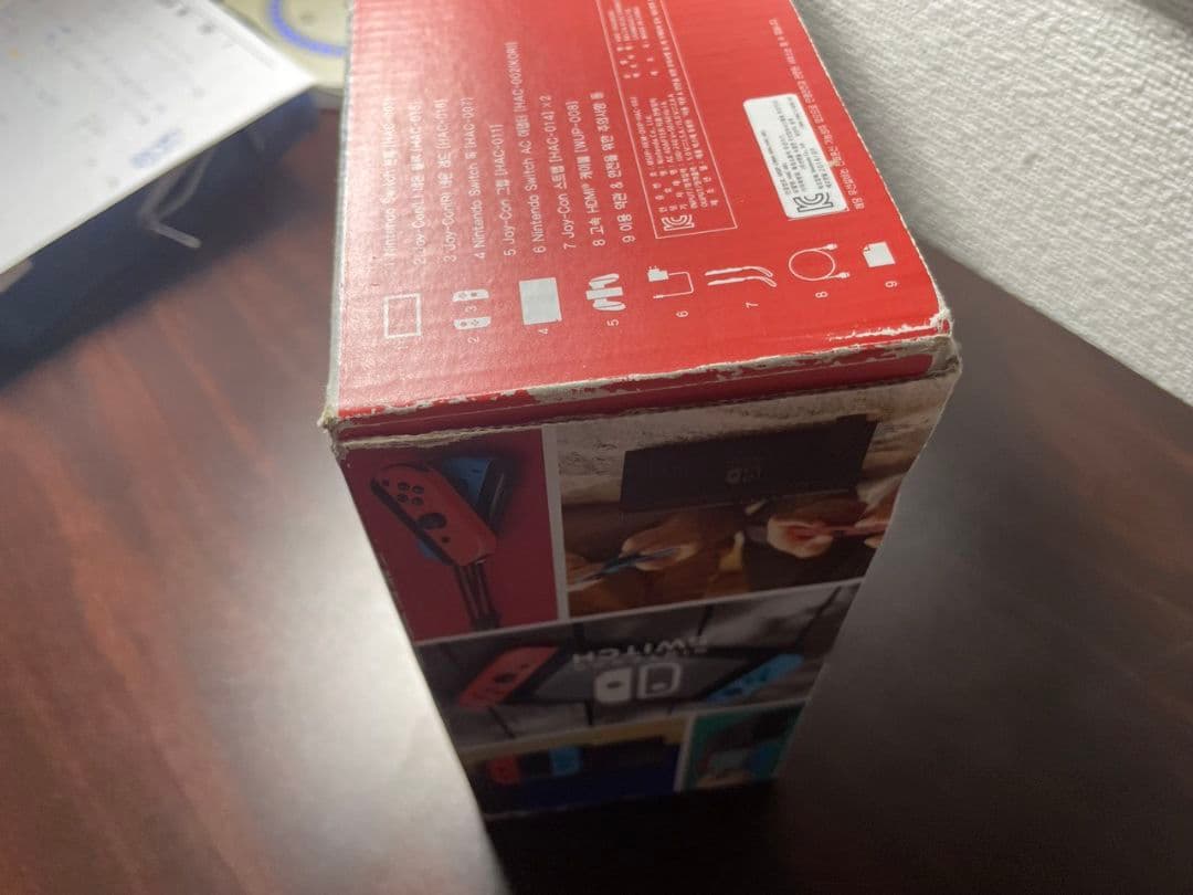 Nintendo Switch 青・赤 中古セット SDカード128GB付き