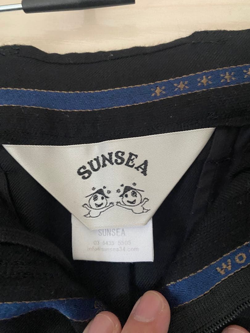 SUNSEA N.M THICKENDED w/耳 STRAIGHT PANTS