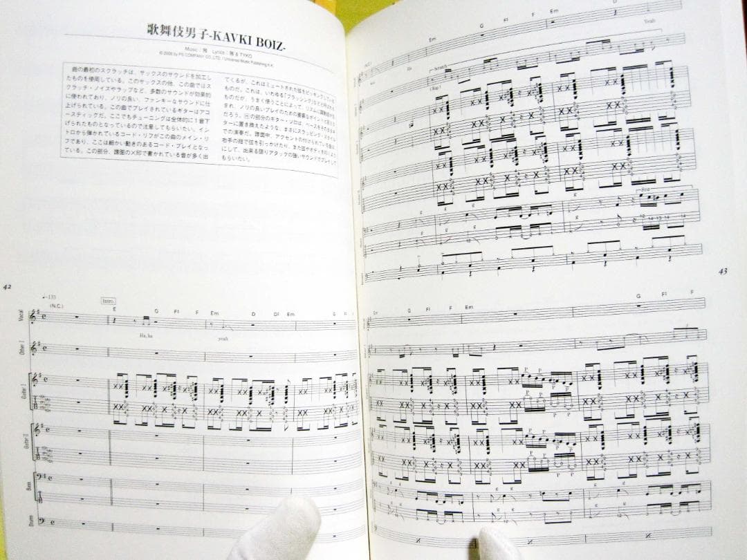 雅 This Iz The Japanese Kabuki Rocバンドスコア