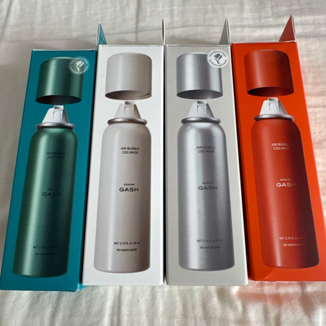 GASH エアーバブルマスクパック 4種セット
