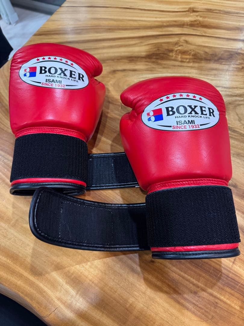 ISAMI BOXER ボクシンググローブ レッド