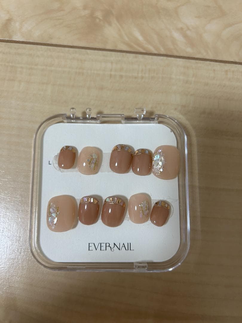 エバーネイル（EVER NAIL）Glass French MIX　ネイルチップ