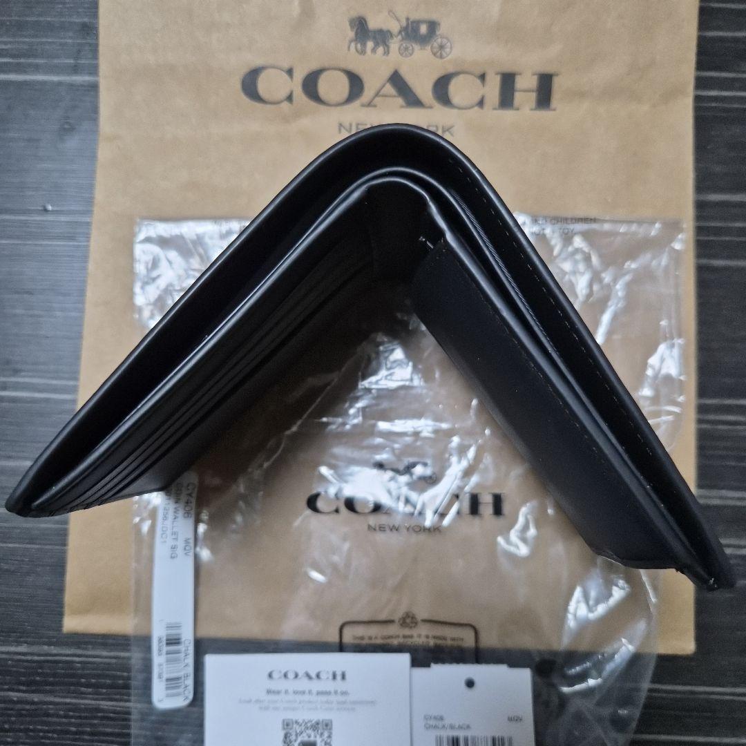 COACH ウォレット シグネチャーキャンバス新品同様