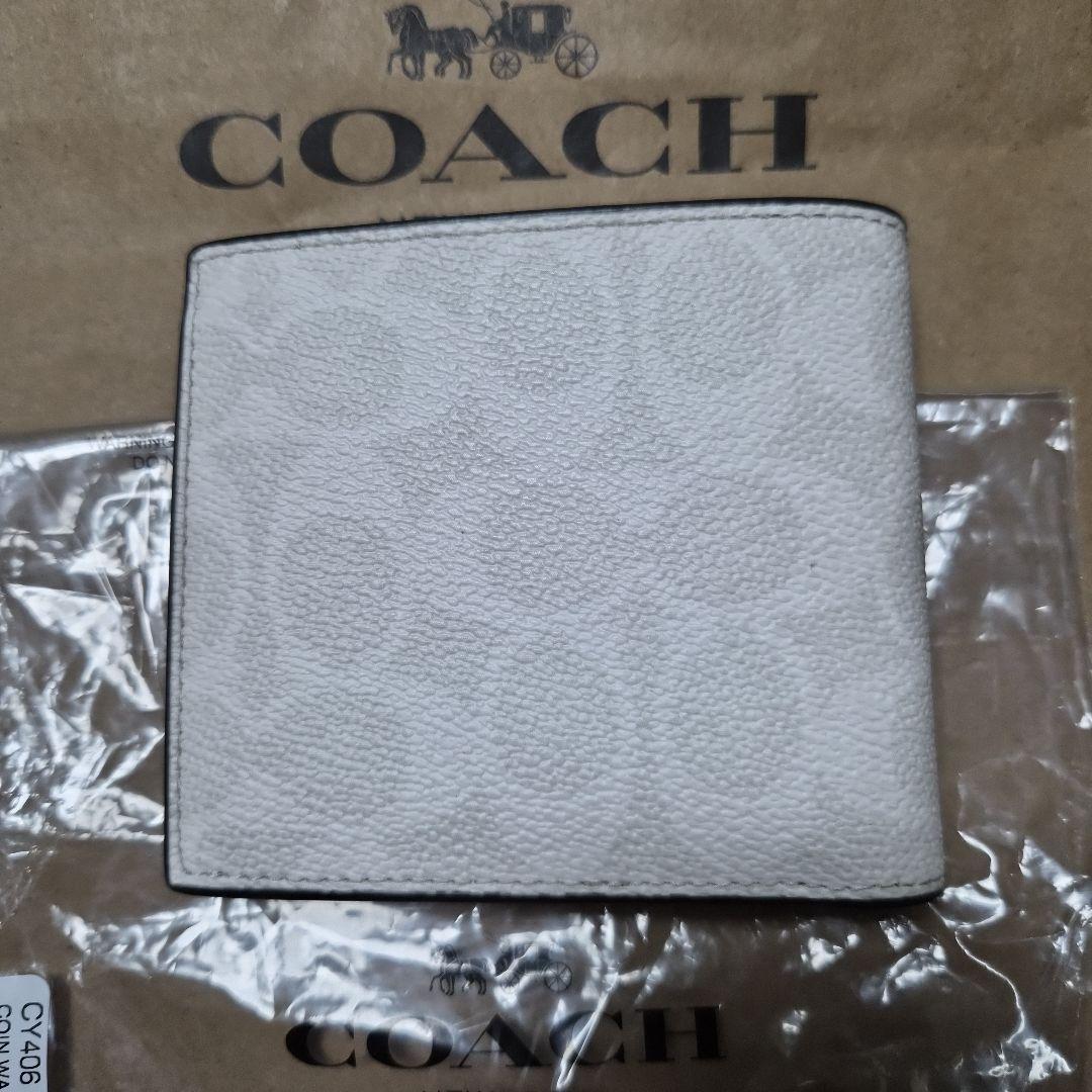 COACH ウォレット シグネチャーキャンバス新品同様