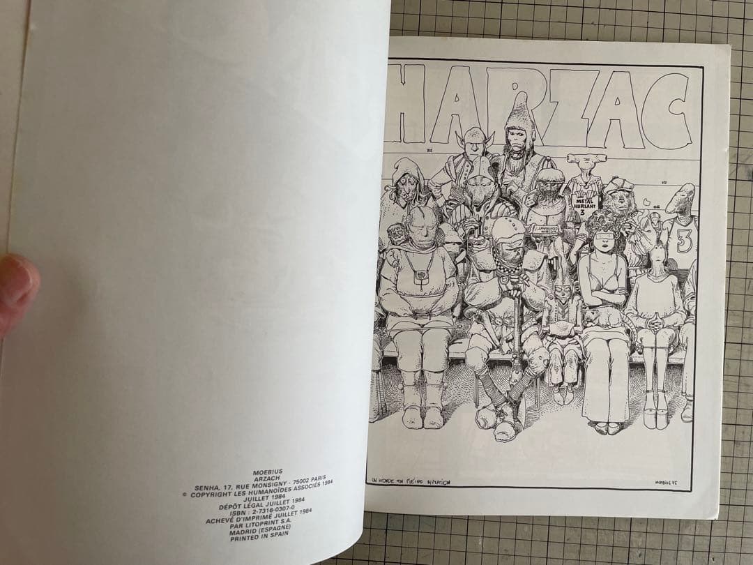 洋書 Arzach, Moebius - Collection 1984