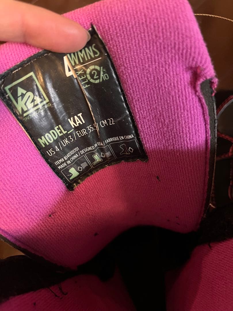 K2 Lil Kat スノーボード 120バインディング付き　ブーツ3点セット