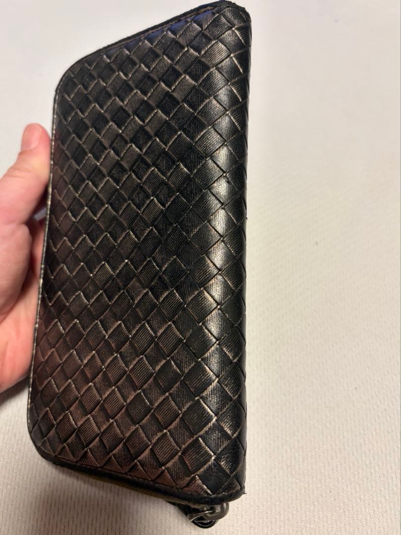 BOTTEGA VENETA ボッテガ 長財布 ラウンドファスナー　ブロンズ