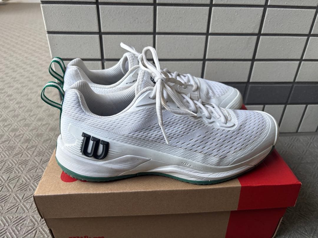 【美品】27cm Wilsonラッシュプロ4.5 オムニ用 アシックス/ ナイキ