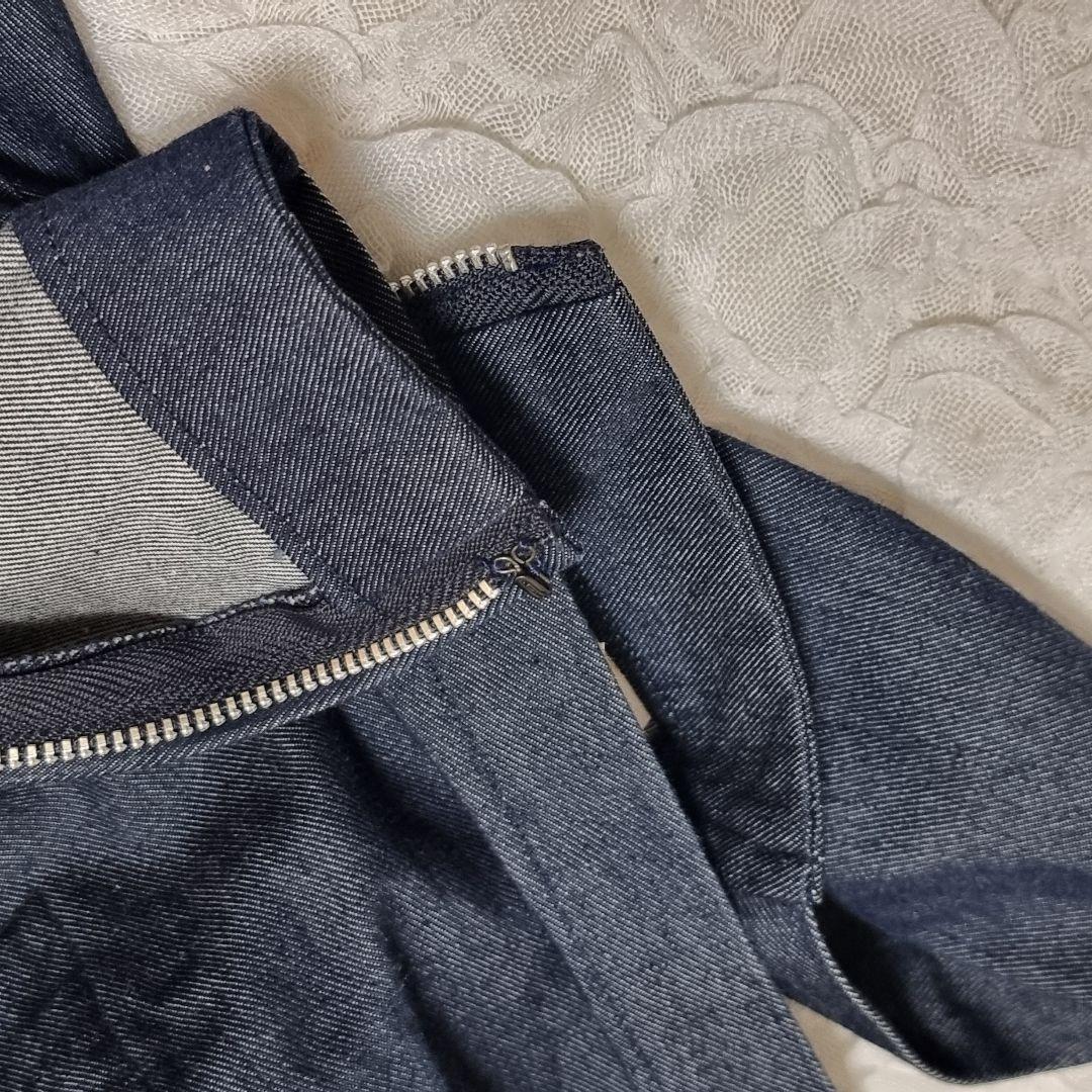 コムデギャルソン デニム ワンピース 吊りスカート ワンショルダー