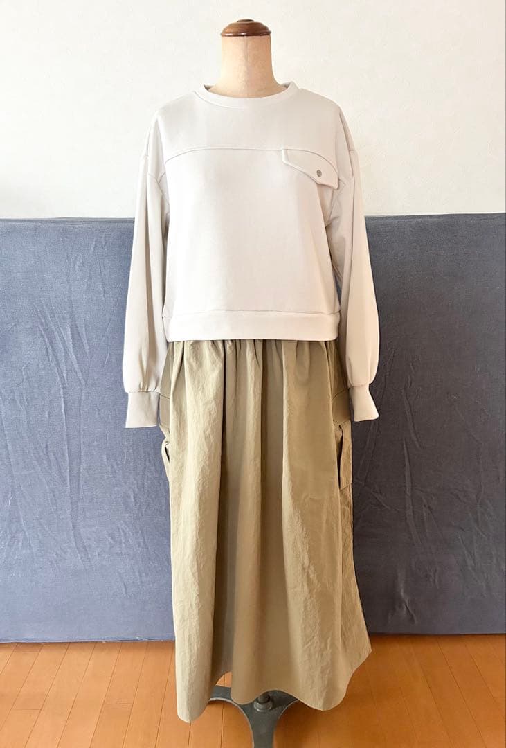 OTO.HA異素材ドッキングワンピース