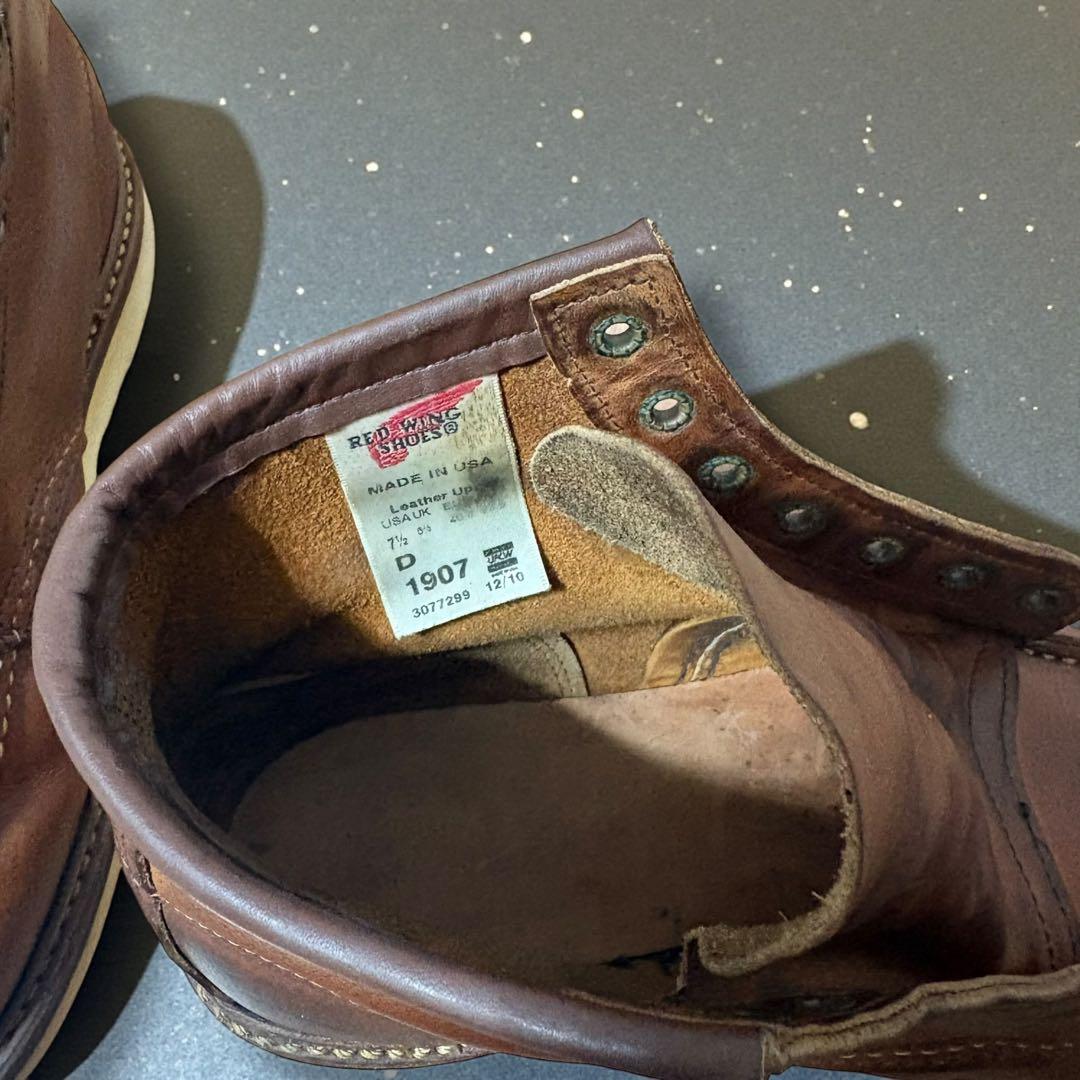 レッドウィング1907 6インチクラシックモック　カッパーラフ&タフ