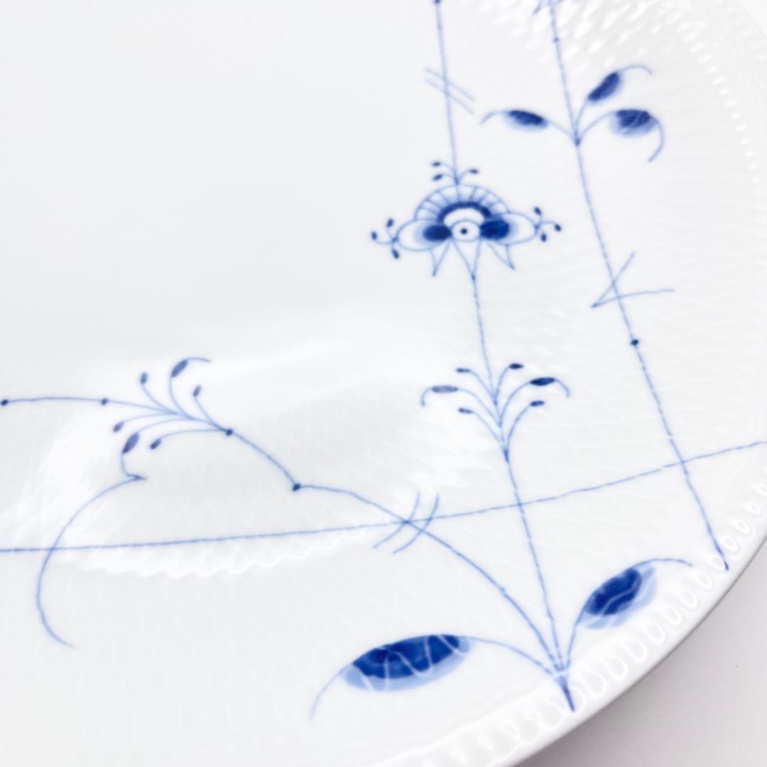 未使用品　箱付き　ロイヤルコペンハーゲン　ブルーパルメッテ　大皿　26cm　2枚