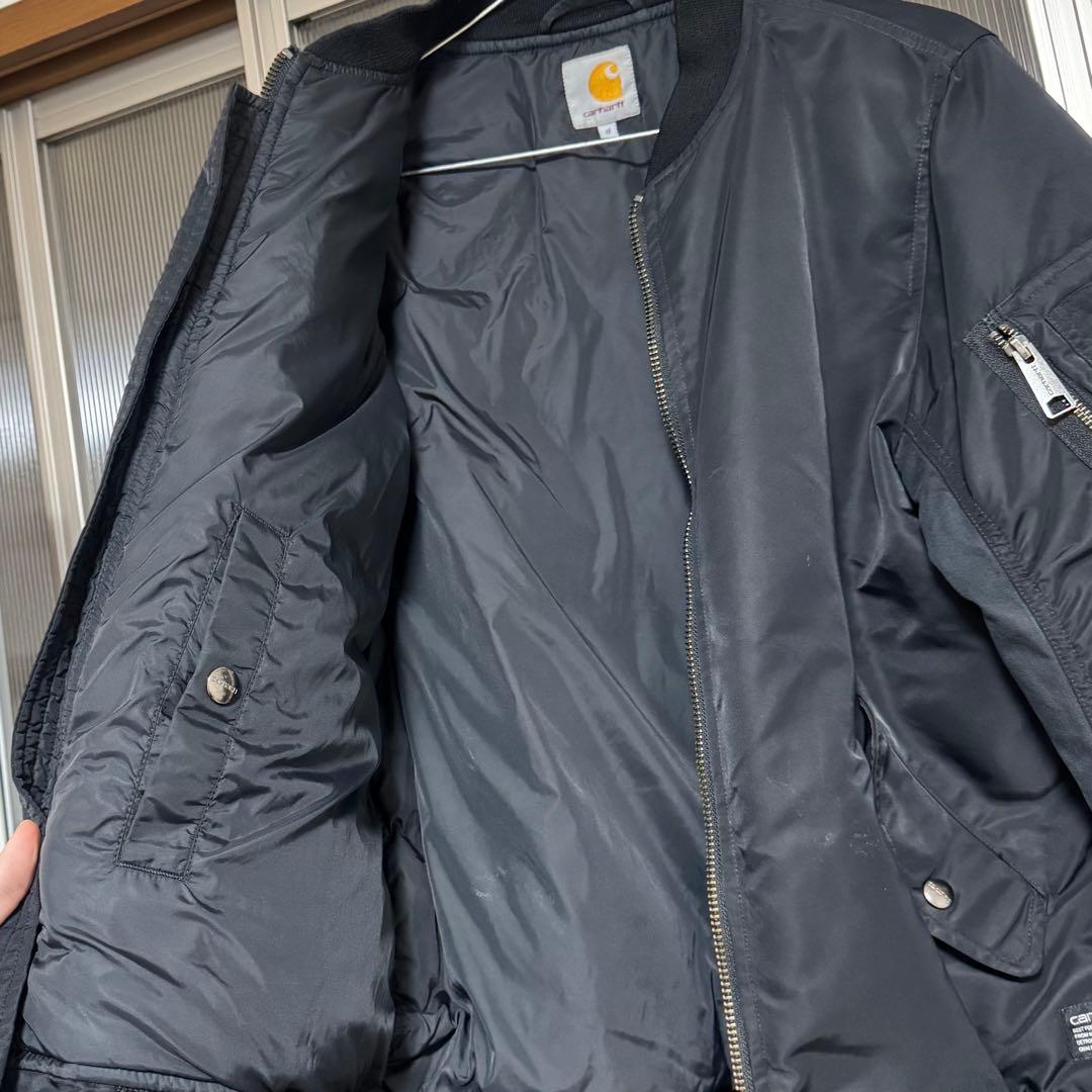 【今日限定値下げ中】カーハート 黒 MA-1 フライト ジャケット