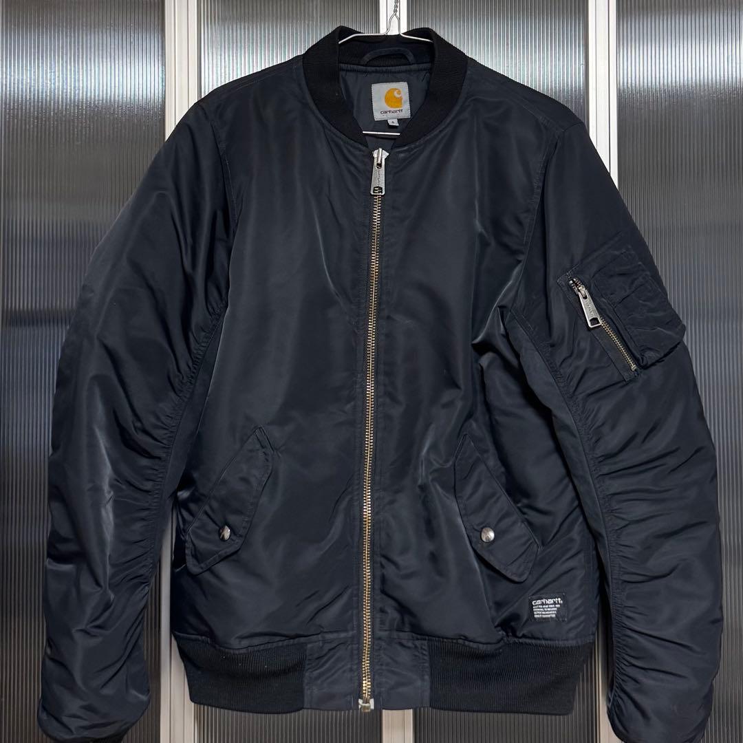 【今日限定値下げ中】カーハート 黒 MA-1 フライト ジャケット