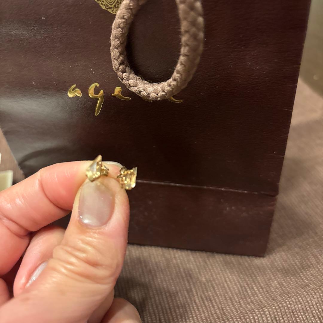 ageteアガットクォーツピアス