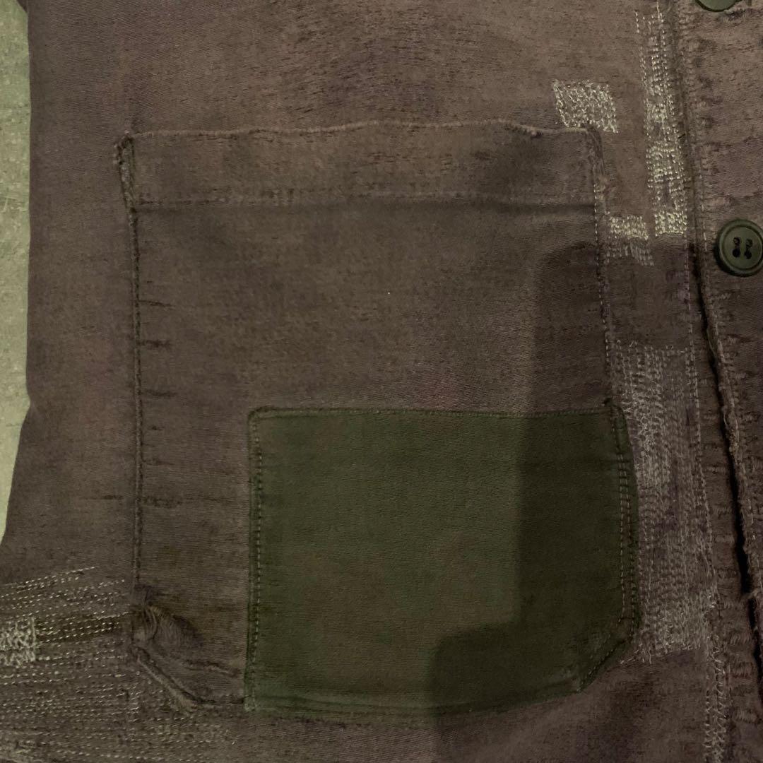 [ヴィンテージ] 40s フレンチ モールスキンジャケット ブラック