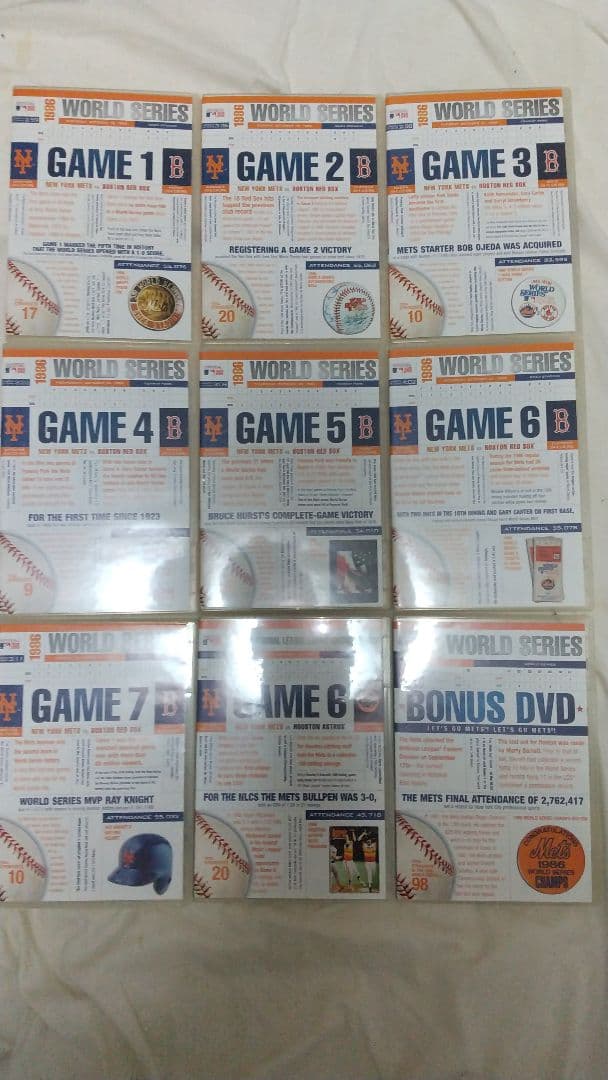 9DVD 1986年ワールドシリーズ / メッツ vs レッドソックス