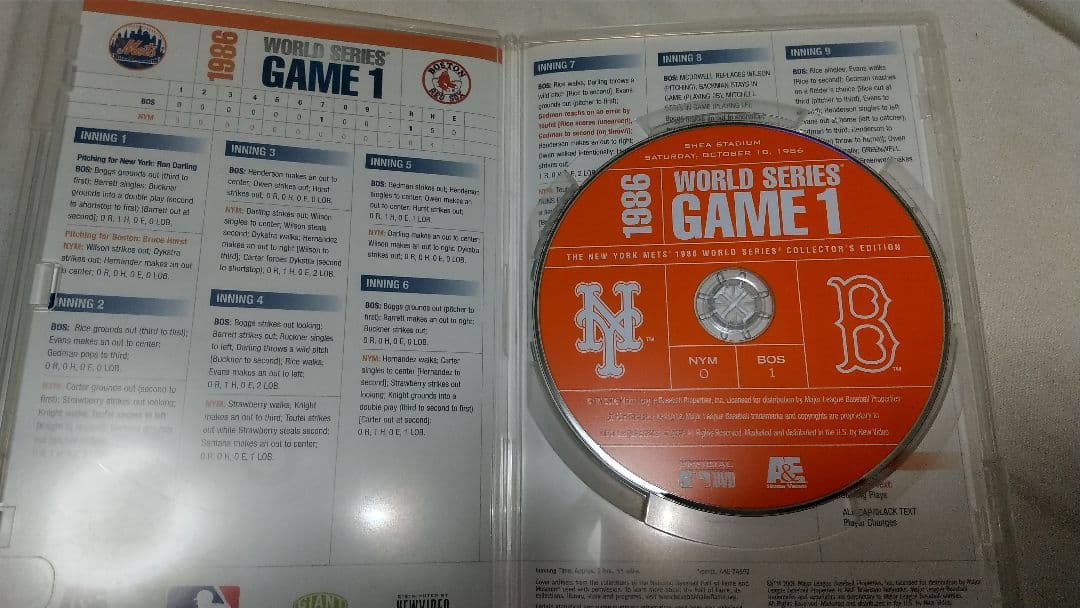 9DVD 1986年ワールドシリーズ / メッツ vs レッドソックス