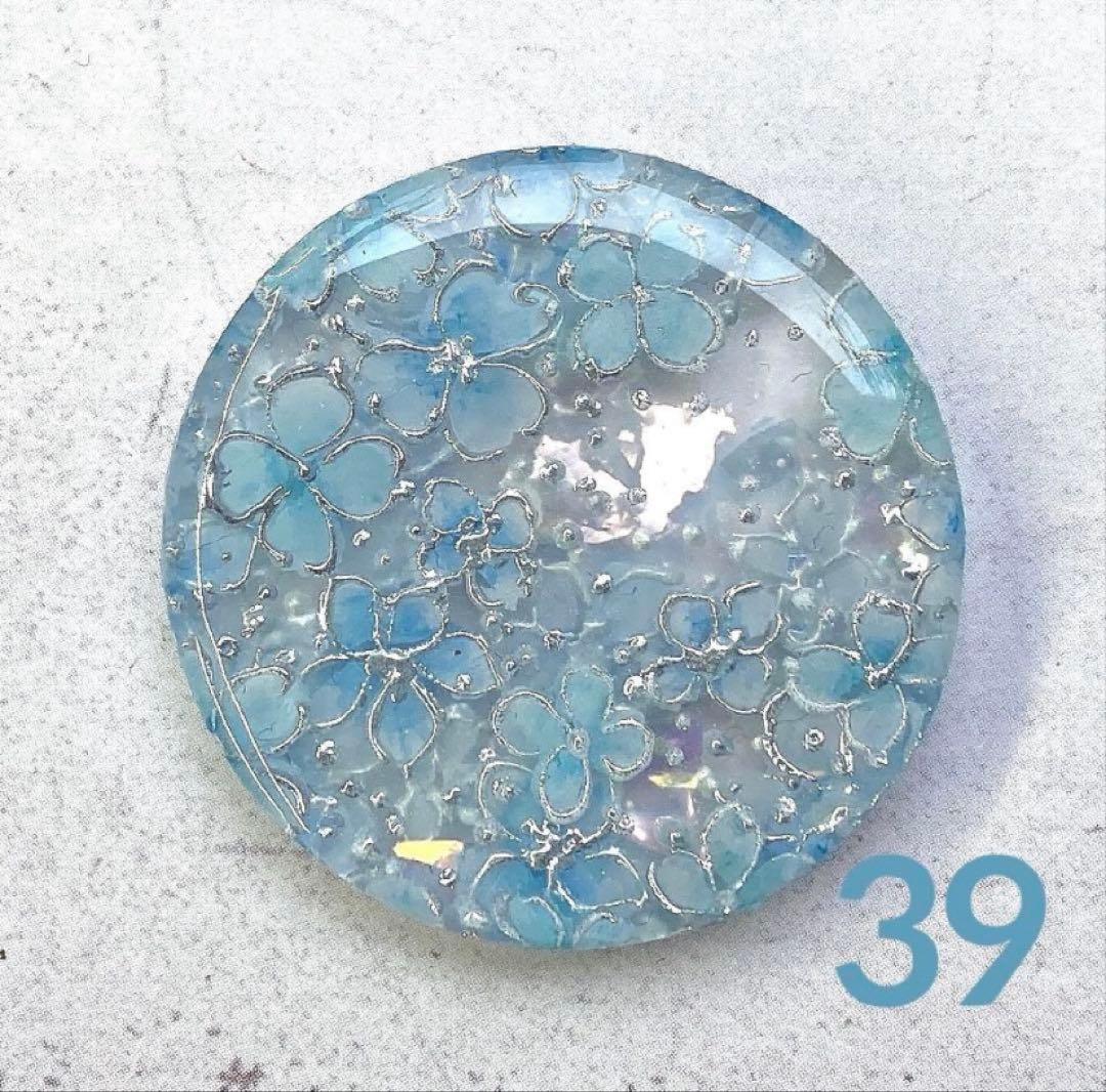 ひまういさくらフラワーハンドメイドレジンヘアゴムポニーフック32