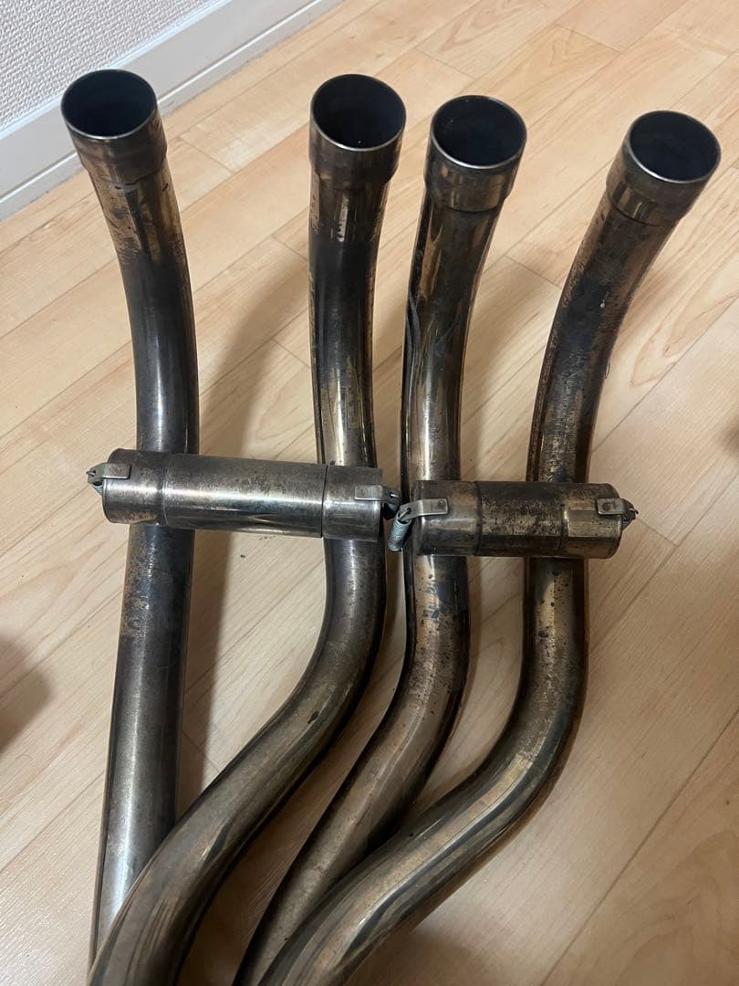 ゼファー400/χ ヨシムラ サイクロン デュープレックス フルエキ　マフラー