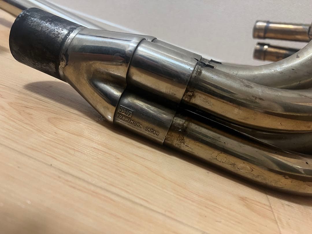 ゼファー400/χ ヨシムラ サイクロン デュープレックス フルエキ　マフラー