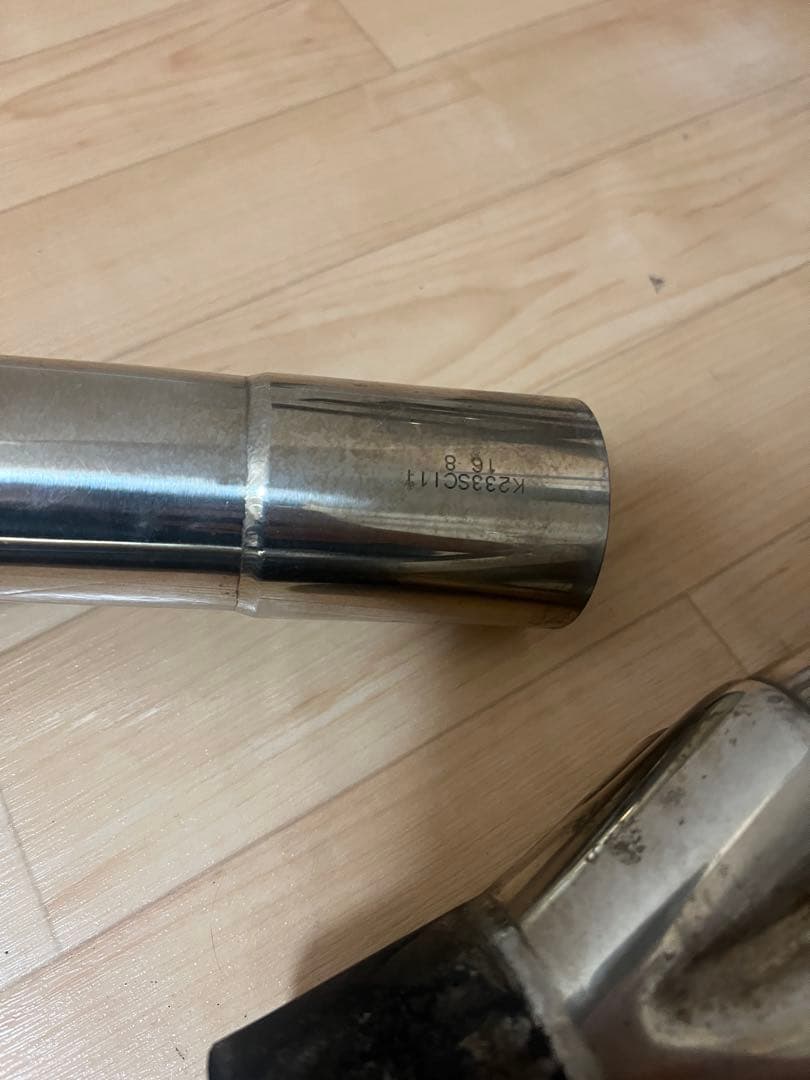 ゼファー400/χ ヨシムラ サイクロン デュープレックス フルエキ　マフラー