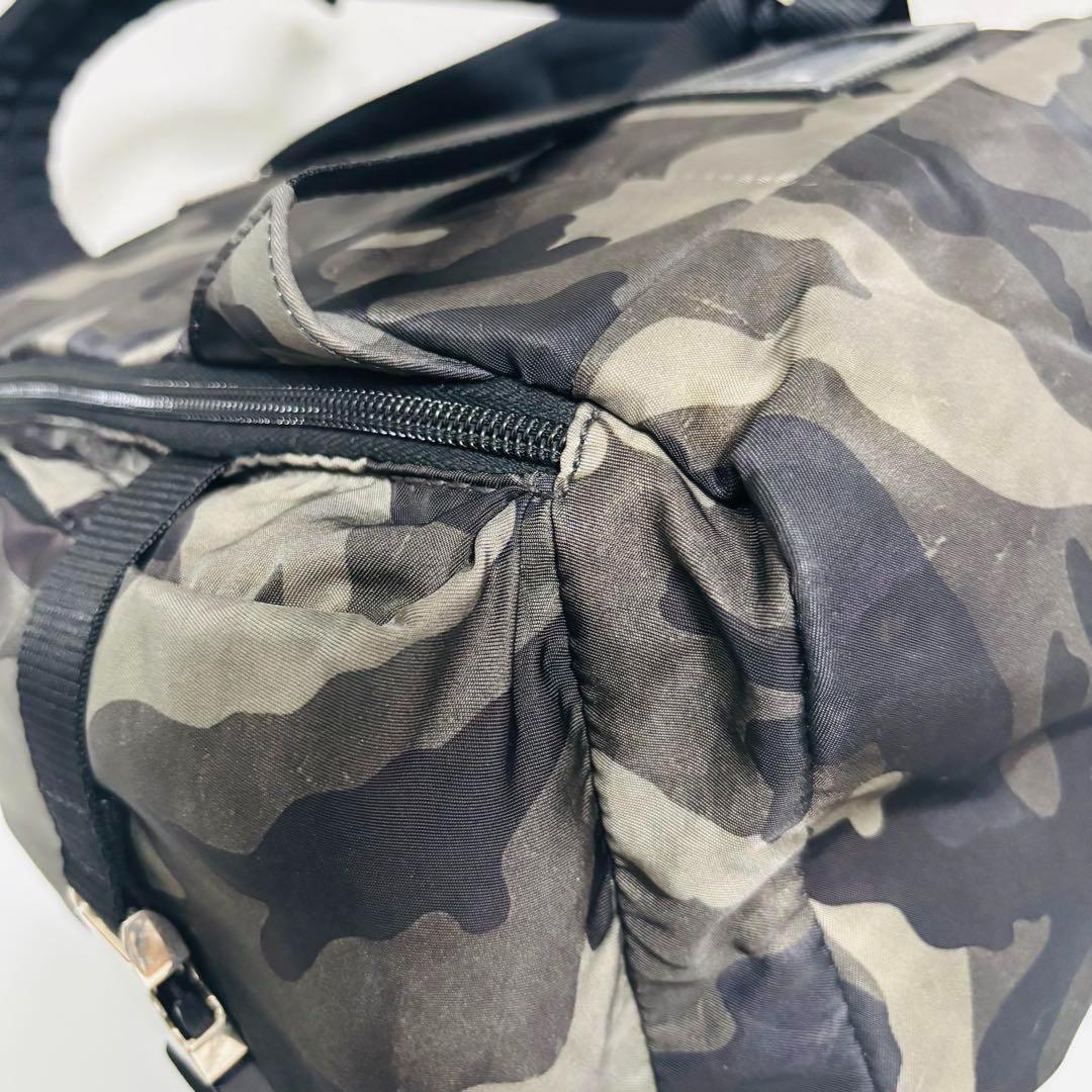 PRADA テスート バックパック リュックサック 三角ロゴ 迷彩 カモフラ