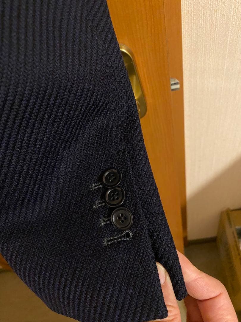 LARDINI ネイビー テーラードジャケット　42 美品