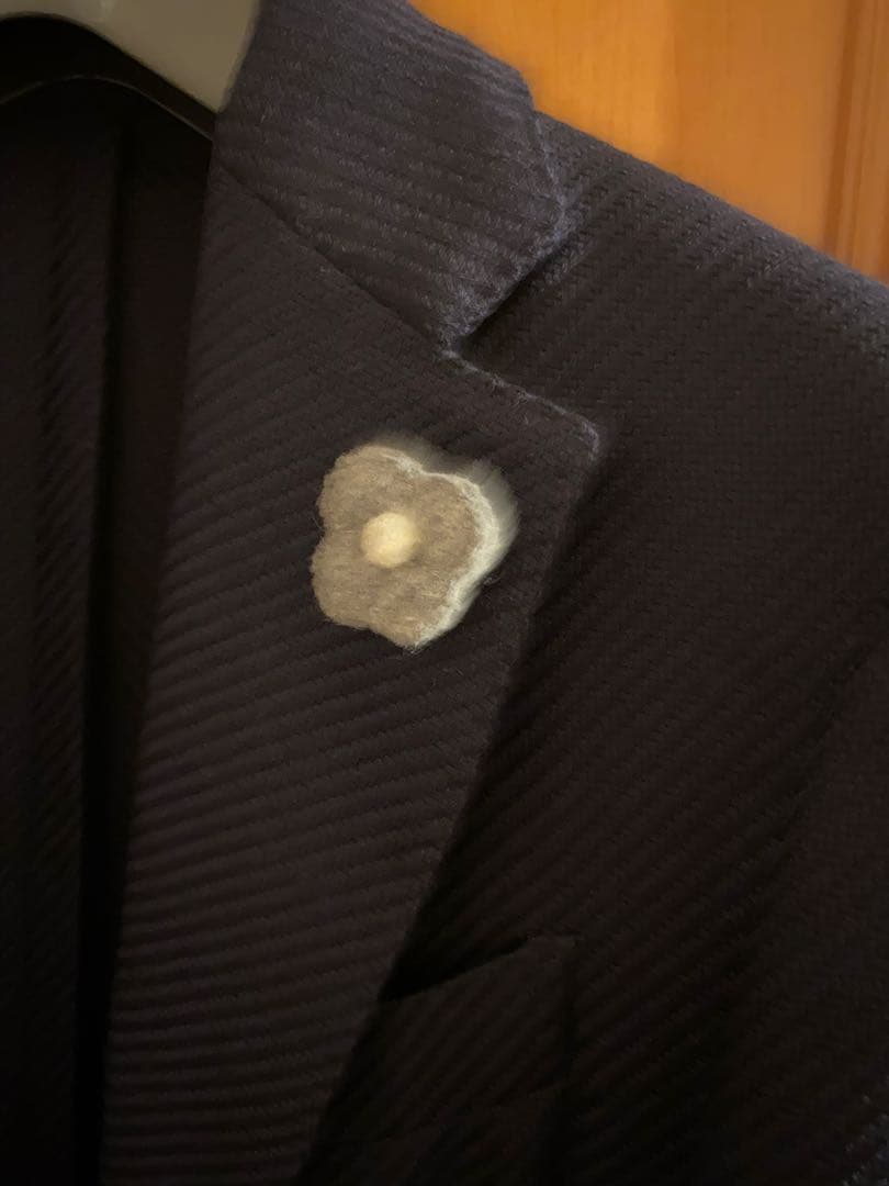 LARDINI ネイビー テーラードジャケット　42 美品