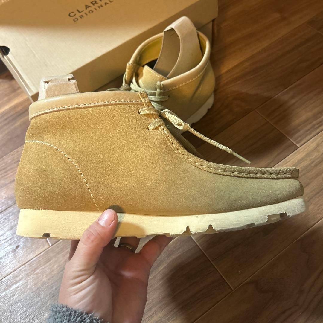 クラークス　ワラビーゴアテックス