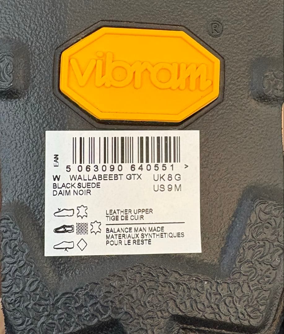 新品　clarks クラークス　ゴアテックス　WALLABEE BOOT GTX