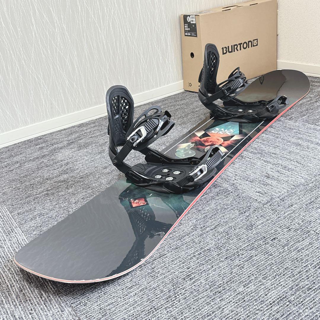 94超豪華❗️サロモン メンズスノーボードセット★スノボ156cm+ビン付