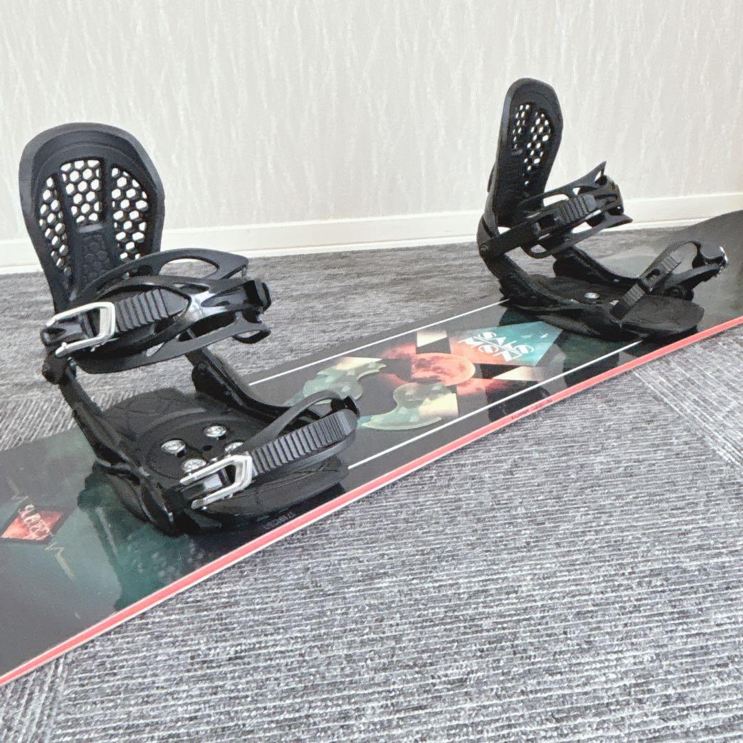 94超豪華❗️サロモン メンズスノーボードセット★スノボ156cm+ビン付