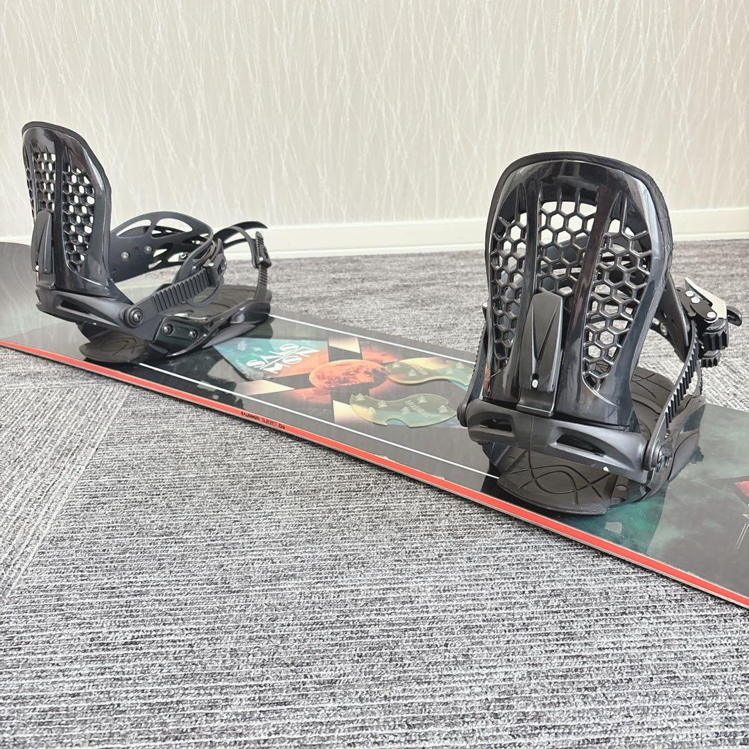 94超豪華❗️サロモン メンズスノーボードセット★スノボ156cm+ビン付