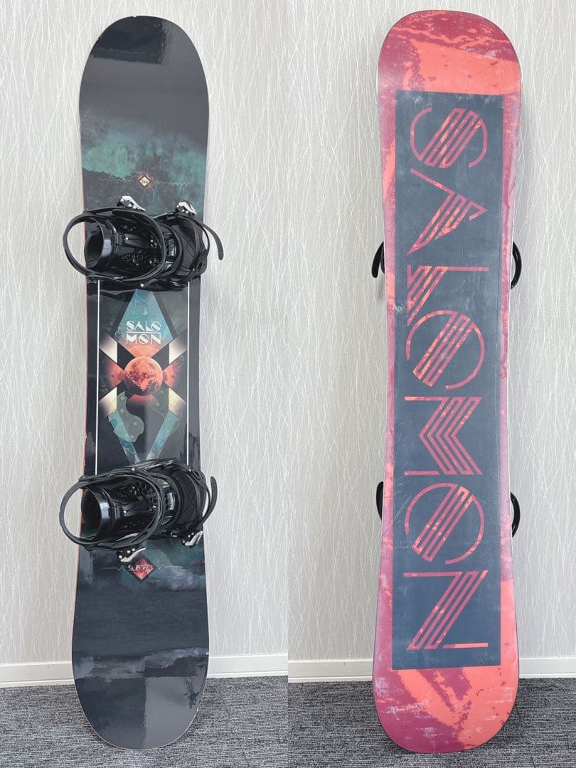 94超豪華❗️サロモン メンズスノーボードセット★スノボ156cm+ビン付