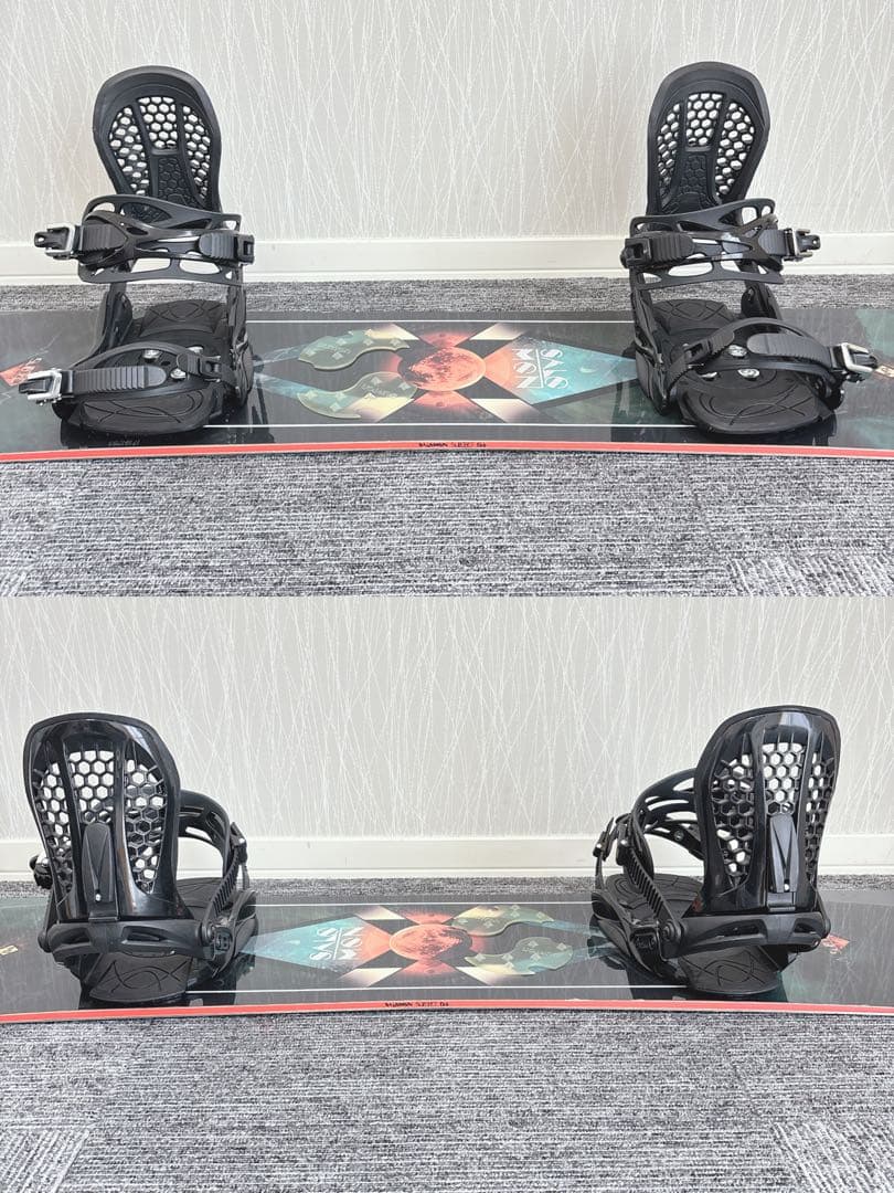 94超豪華❗️サロモン メンズスノーボードセット★スノボ156cm+ビン付