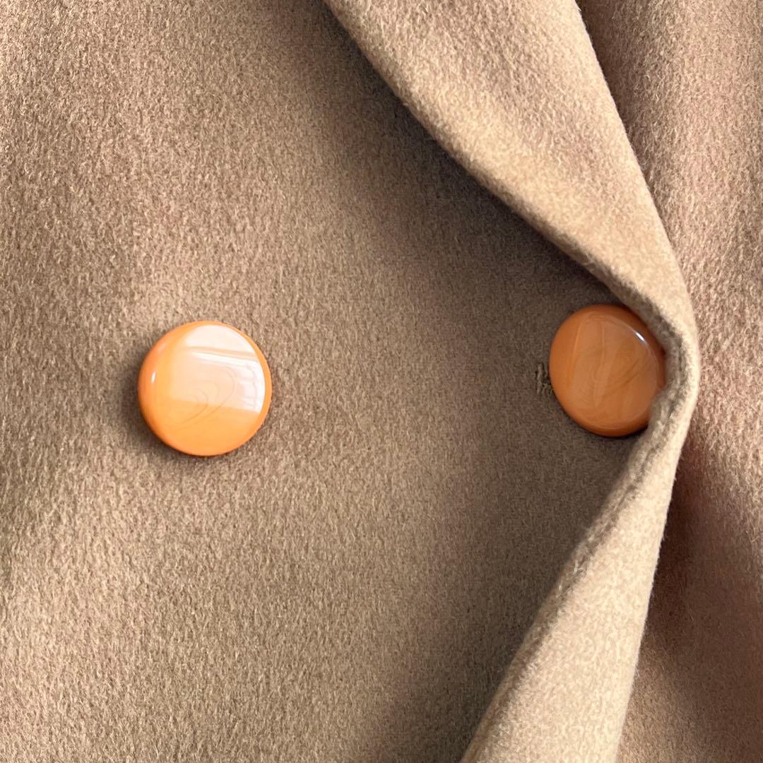 Desii Mode カシミヤシルク100% イタリア生地 ロングコート