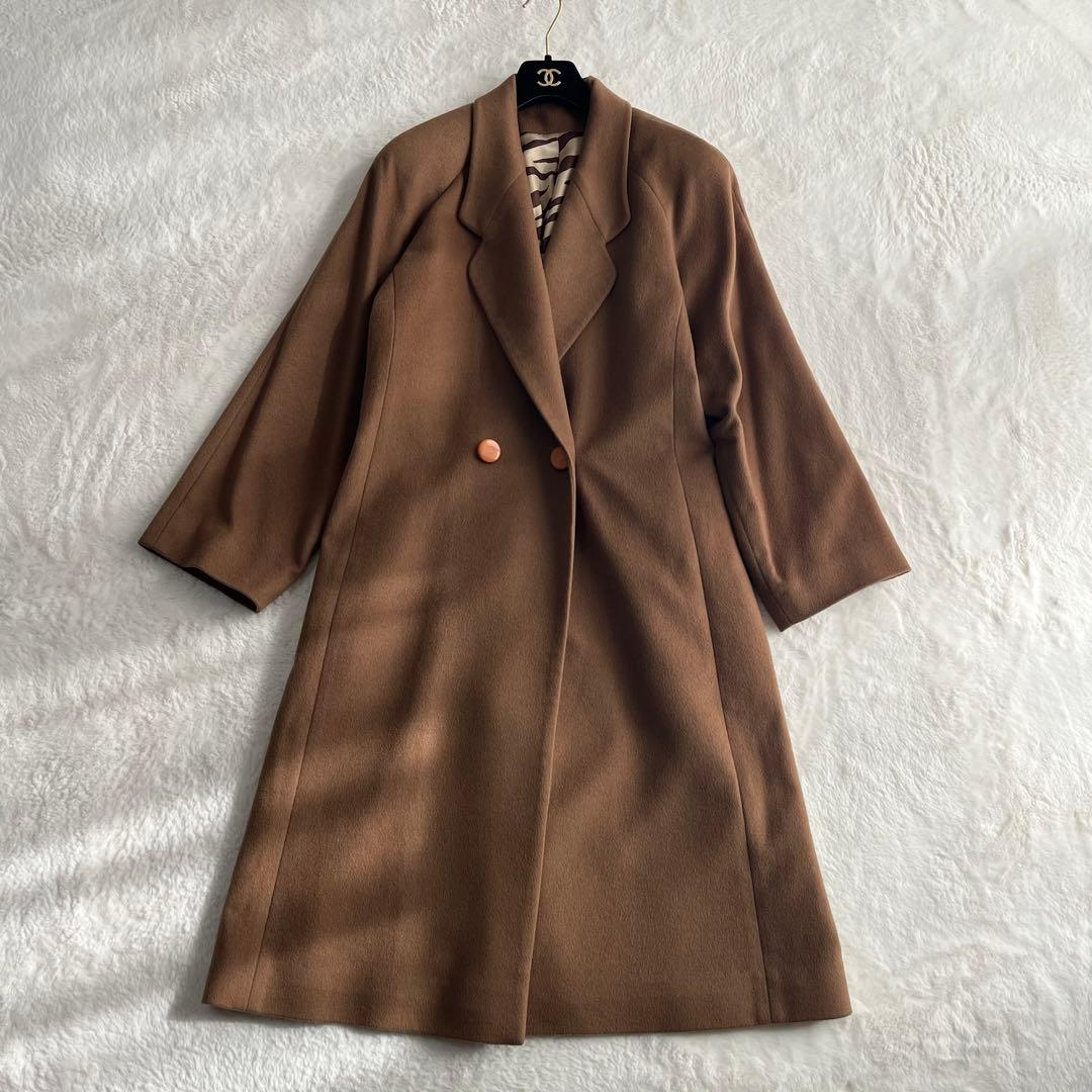 Desii Mode カシミヤシルク100% イタリア生地 ロングコート