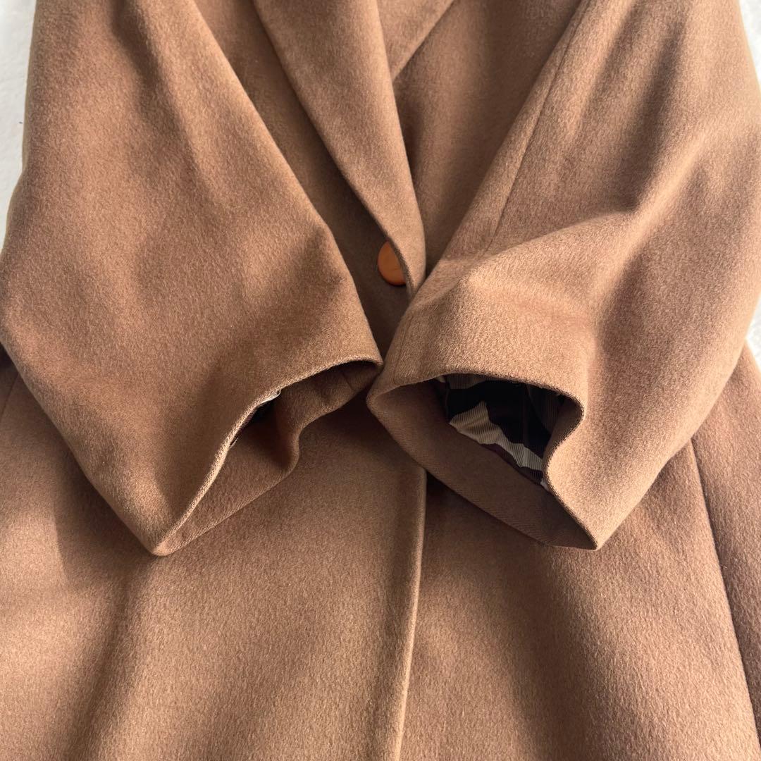 Desii Mode カシミヤシルク100% イタリア生地 ロングコート