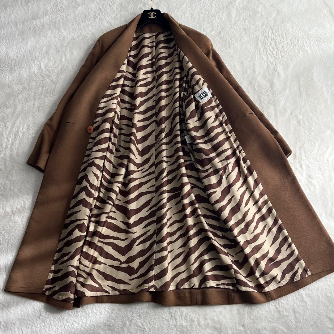 Desii Mode カシミヤシルク100% イタリア生地 ロングコート