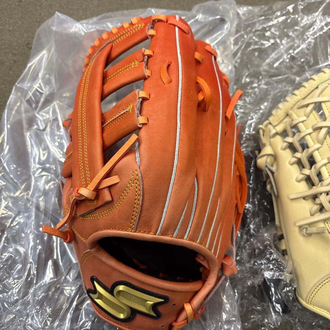 アシックス、エスエスケイ、ローリングス硬式グラブ左投げ用３個セット