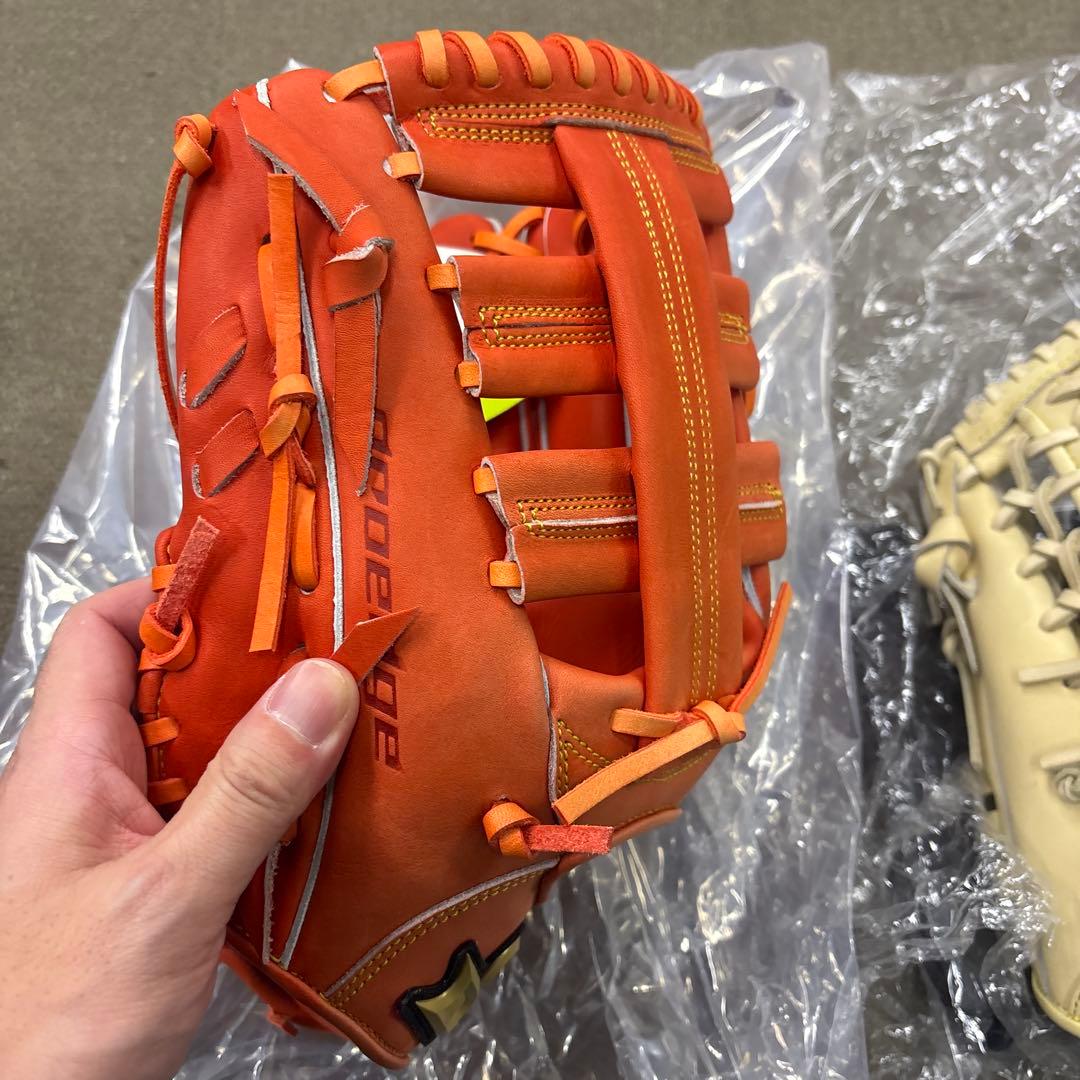 アシックス、エスエスケイ、ローリングス硬式グラブ左投げ用３個セット