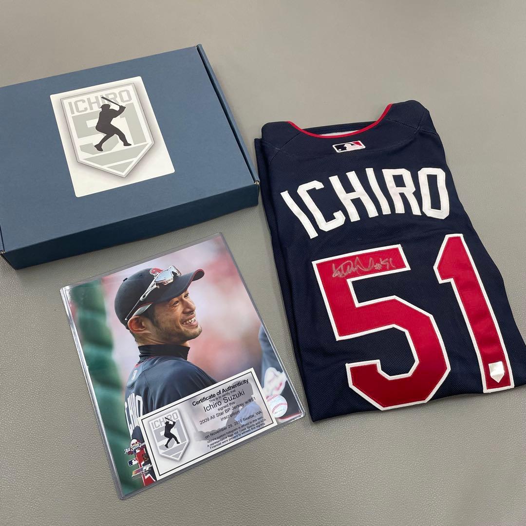 【証明書付】イチロー サイン入りユニフォーム 2009 オールスター