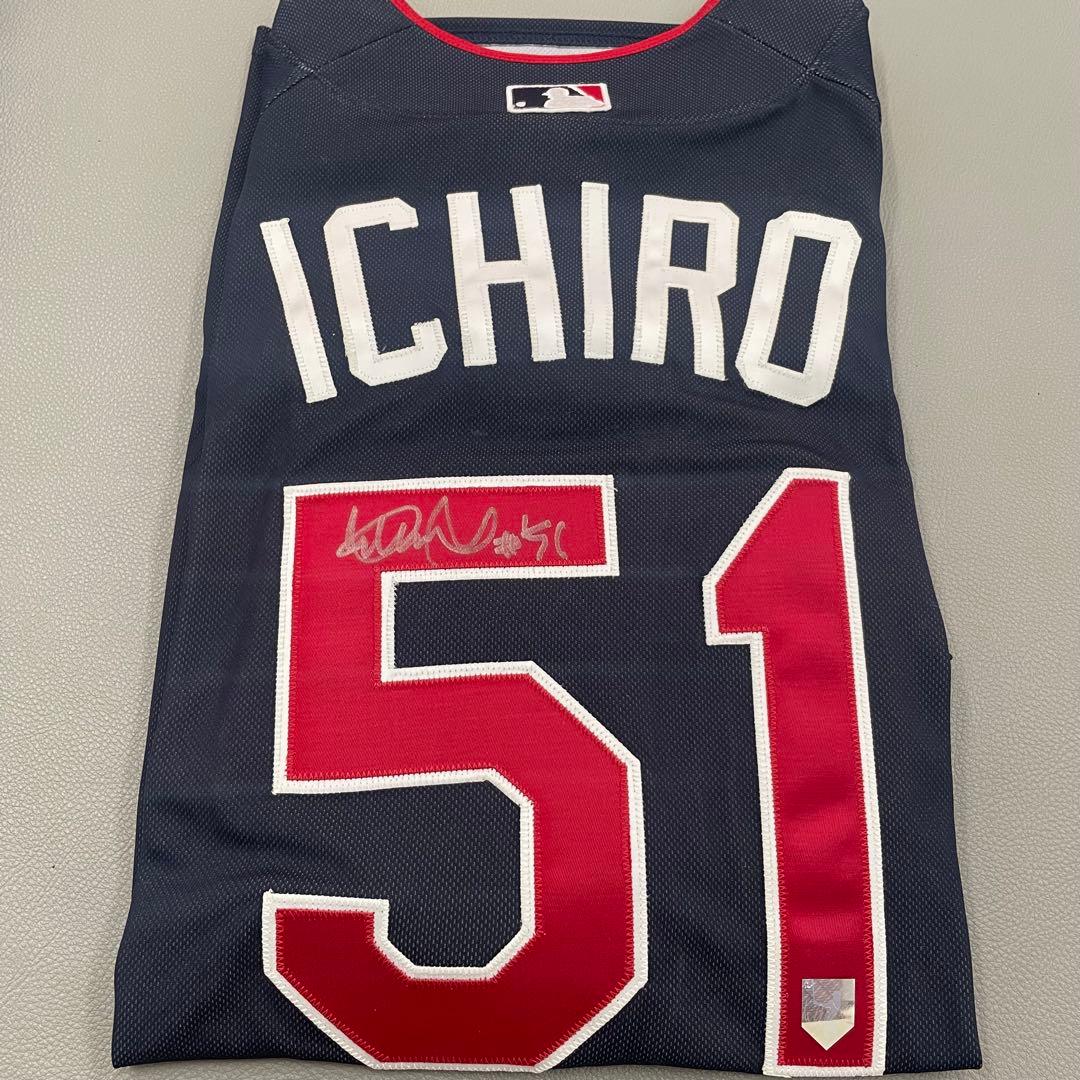【証明書付】イチロー サイン入りユニフォーム 2009 オールスター