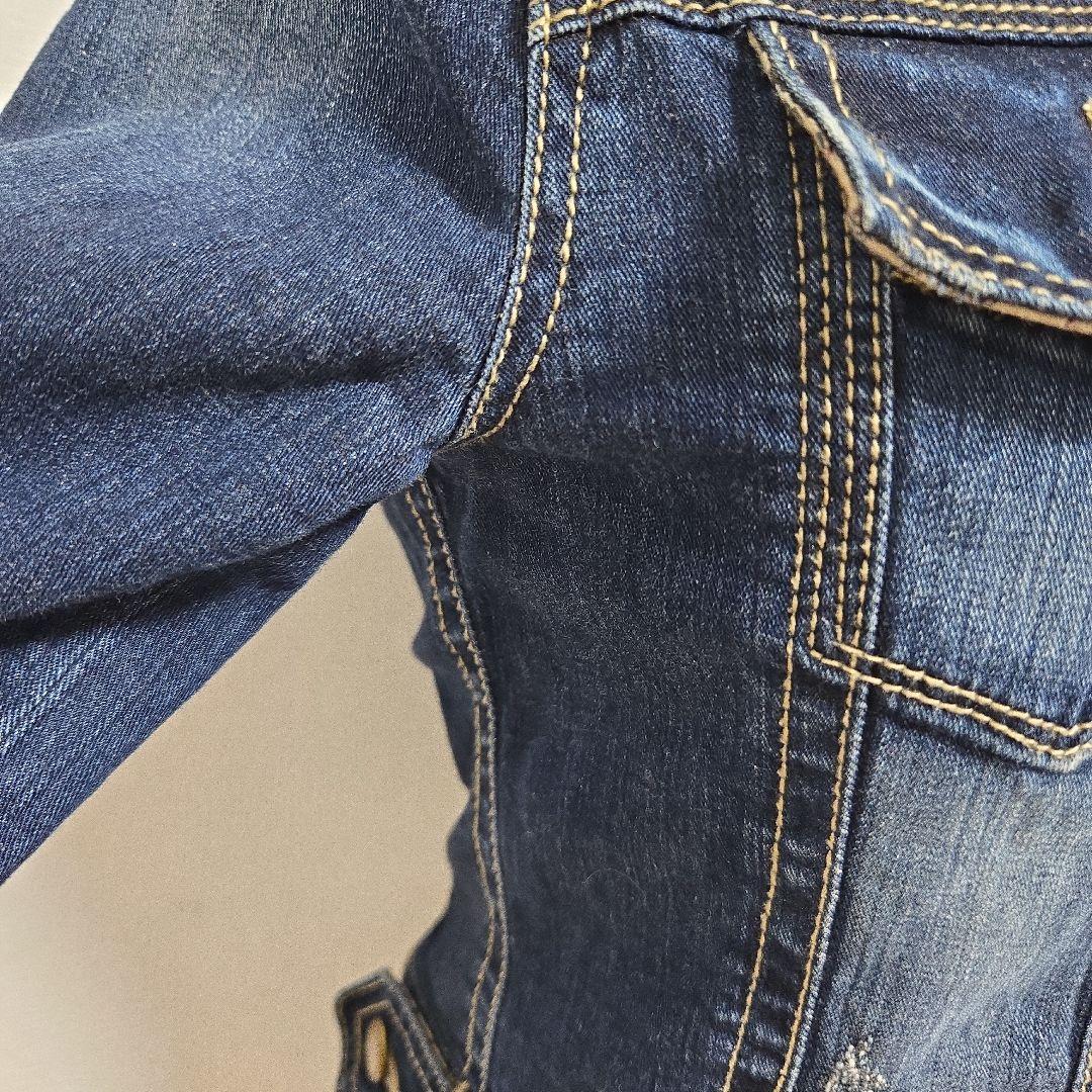 バーバリー ブルーレーベル Gジャン デニムジャケット ノバチェック ロゴ刺繍