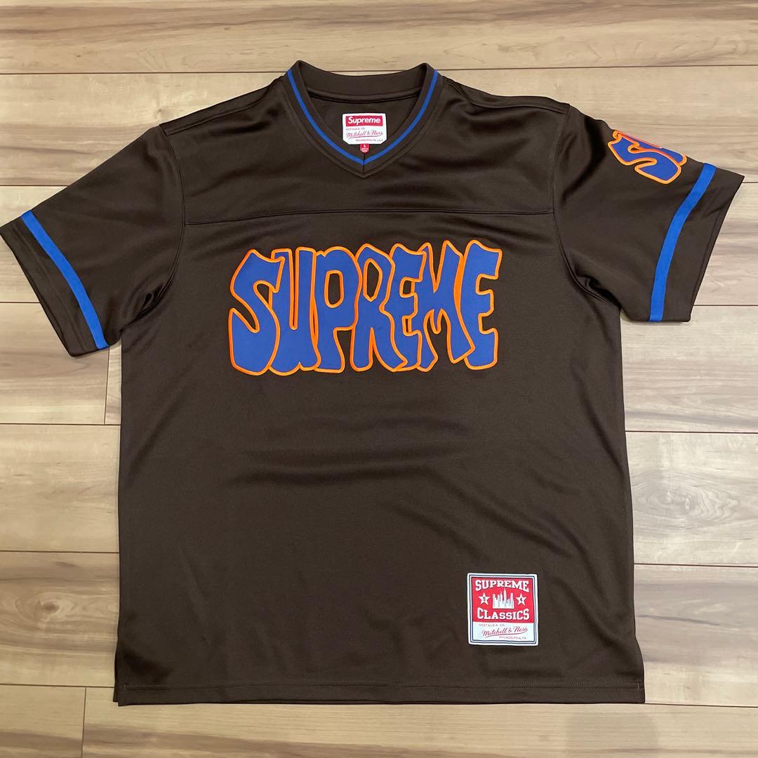 トップス Supreme x Mitchell & Ness Brown