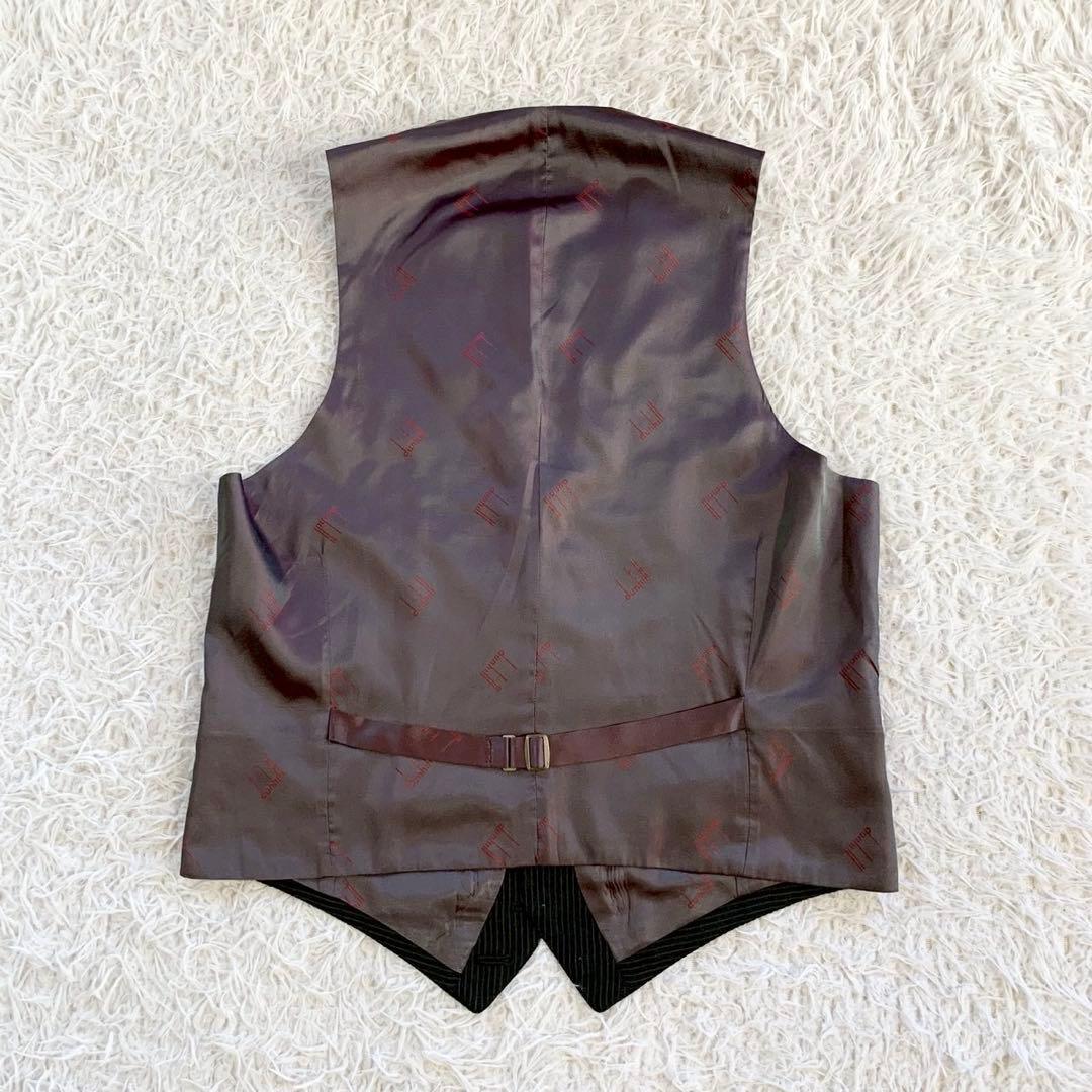 dunhill　ダンヒル　3ピース　ストライプ　スーツ　セットアップ　オーダー