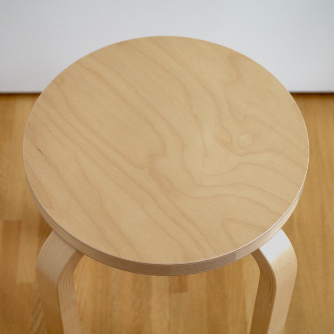 Artek Stool E60 バーチ 四本脚 アアルト アルテック スツール